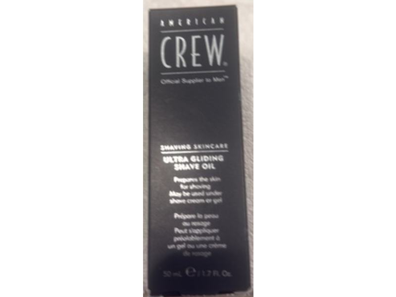 American Crew Ultra Gliding Shave Oil, 1.7 fl oz/50 mL