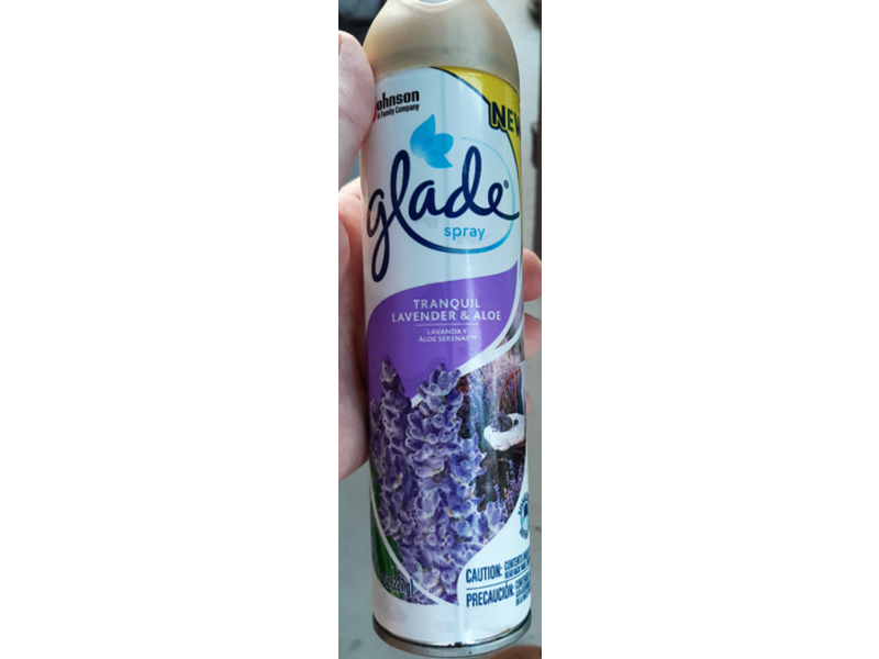 Glade Spray, Tranquil Lavender & Aloe, 8 oz/227 g, Pack Of 3