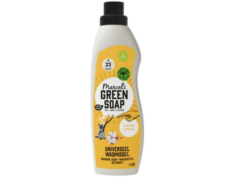 Marcel's Green Soap Universeel Wasmiddel Washing Liquid, Vanilla Cotton, 1 L