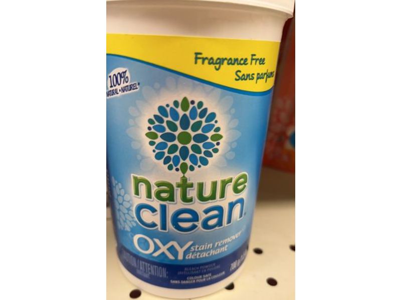 Nature Clean Oxy Stain Remover, Fragrance Free, 700 g/1.5 lb