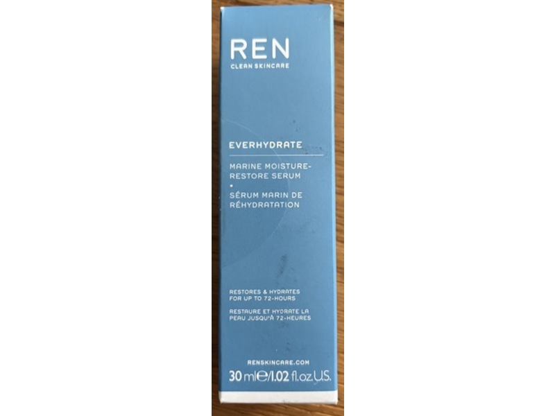 Ren Everhydrate Marine Moisture-Restore Serum, 1.02 fl oz/30 mL