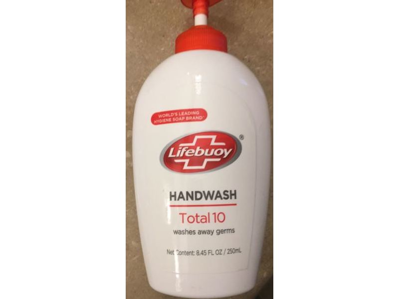 Unilever Lifebuoy Handwash, Total 10, 8.45 fl oz/250 mL