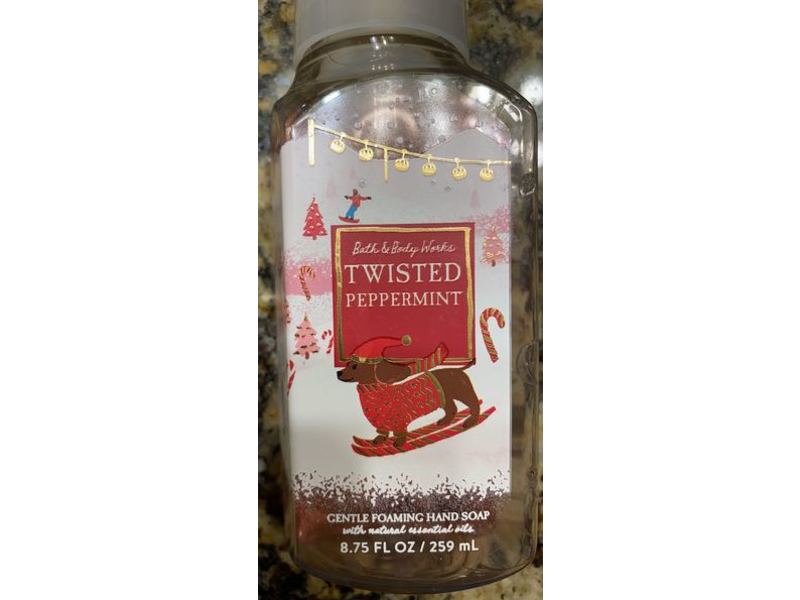 Bath & Body Works Gentle Foaming Hand Soap, Twisted Peppermint, 8.75 fl oz/259 mL