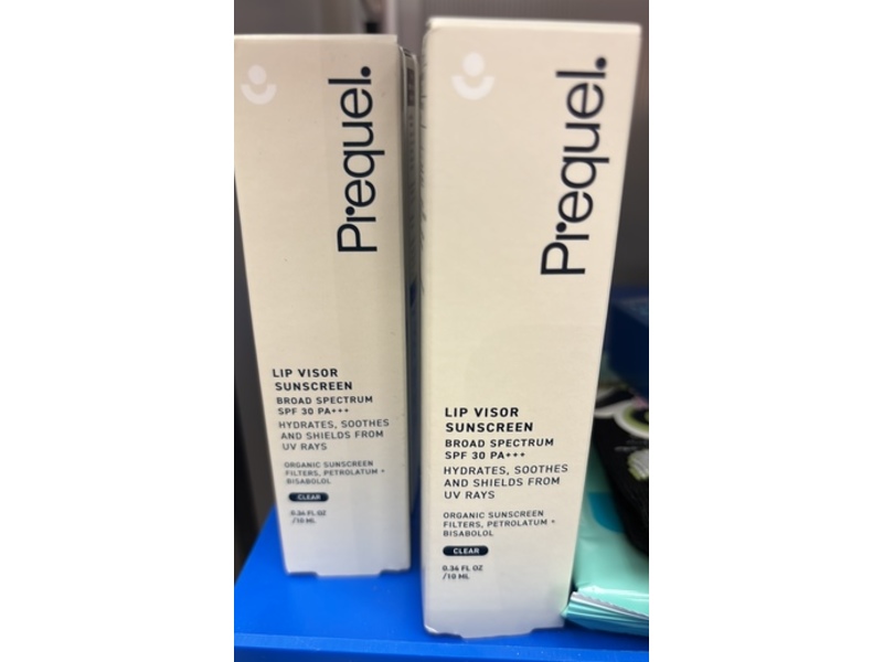 Prequel Lip Visor Sunscreen,Clear, SPF 30 PA+++, 0.34 fl oz/10 mL