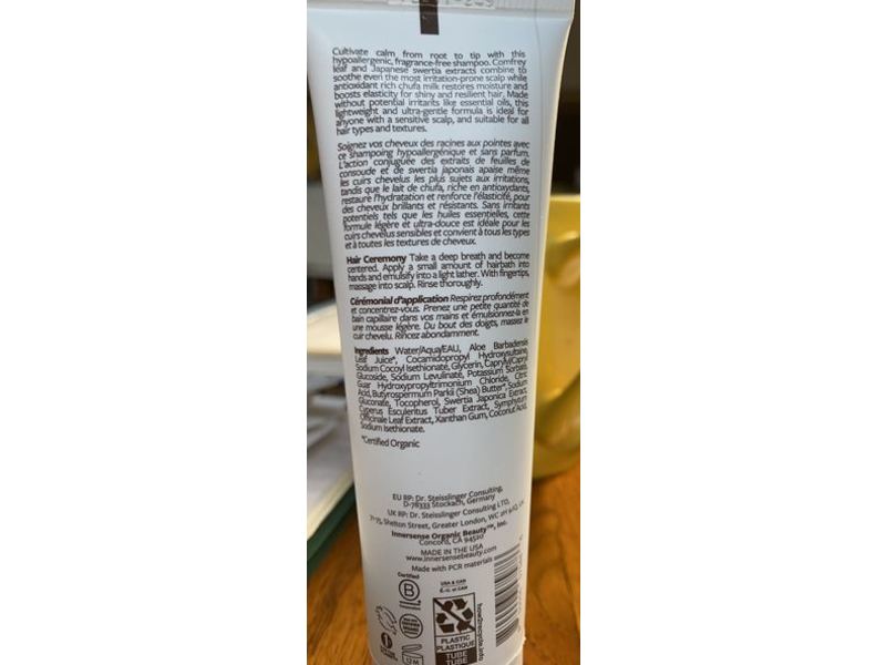 Innersense Clarity Hairbath Shampoo, 2 fl oz/60 mL