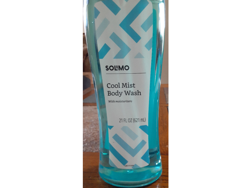 Solimo Cool Mist Body Wash, 21 fl oz/621 mL
