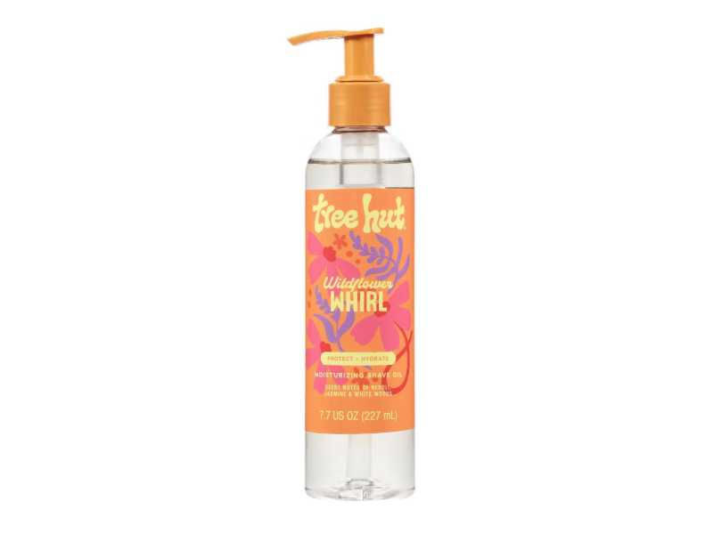 Tree Hut Moisturizing Shave Oil, Wildflower Whirl, 7.7 fl oz/227 mL
