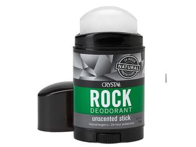 Crystal Rock Deodorant Stick, Unscented, 3.5 oz