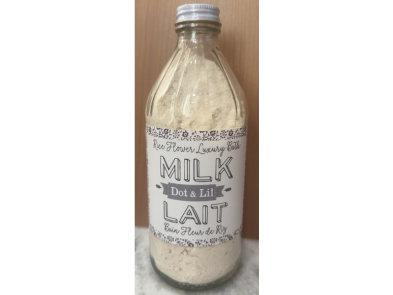 Dot & Lil Rice Flower Bath, Milk Lait, 11.06 oz/330 g