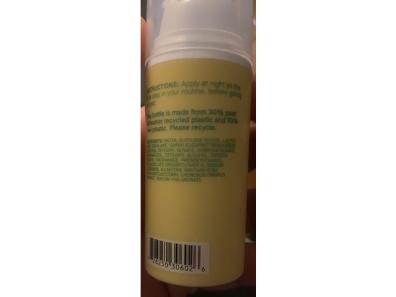 Feel Refinishing Night Serum, Lactic Acid & Squalane, 1 fl oz/30 mL