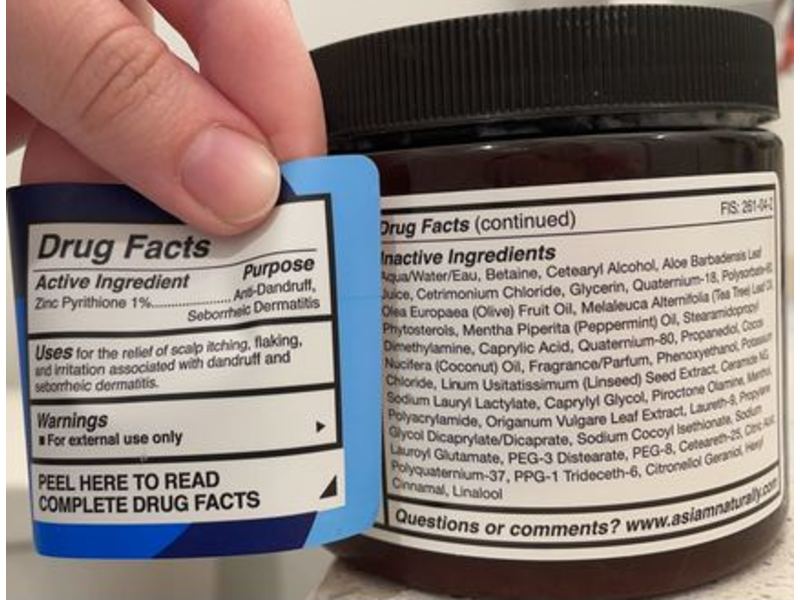 As I Am Dry And Itchy Scalp Care Dandruff Cowash, 16 oz / 454 g