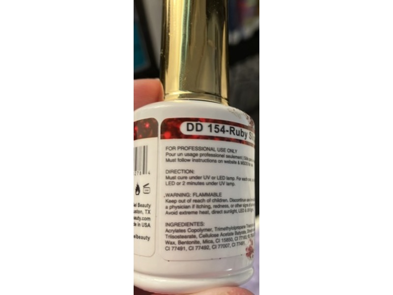 iGel Beauty Soak Off Gel Polish, 154-Ruby Slippers, 0.5 oz/15 mL