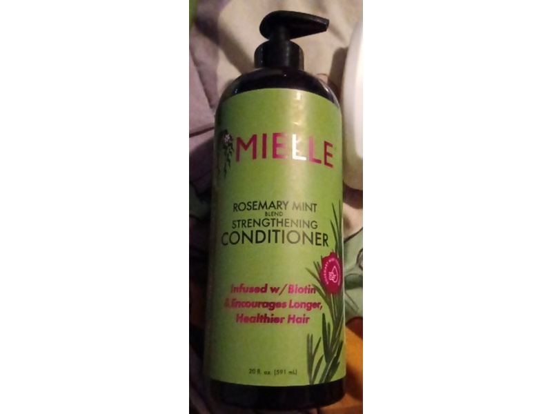 Mielle Organics Rosemary Mint Blend Strengthening Conditioner, 20 fl oz/591 mL