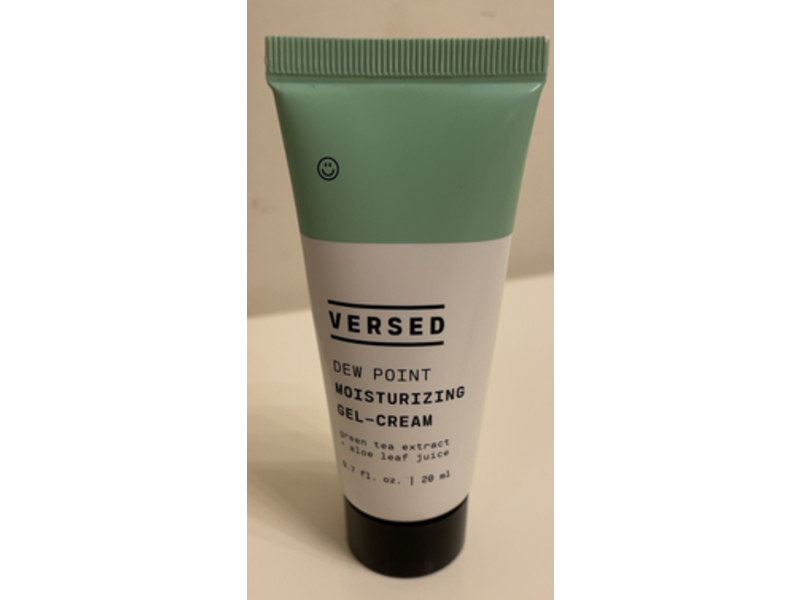 Versed Dew Point Moisturizing Gel - Cream, Green Tea Extract + Aloe Leaf Juice, 0.7 fl oz/20 mL