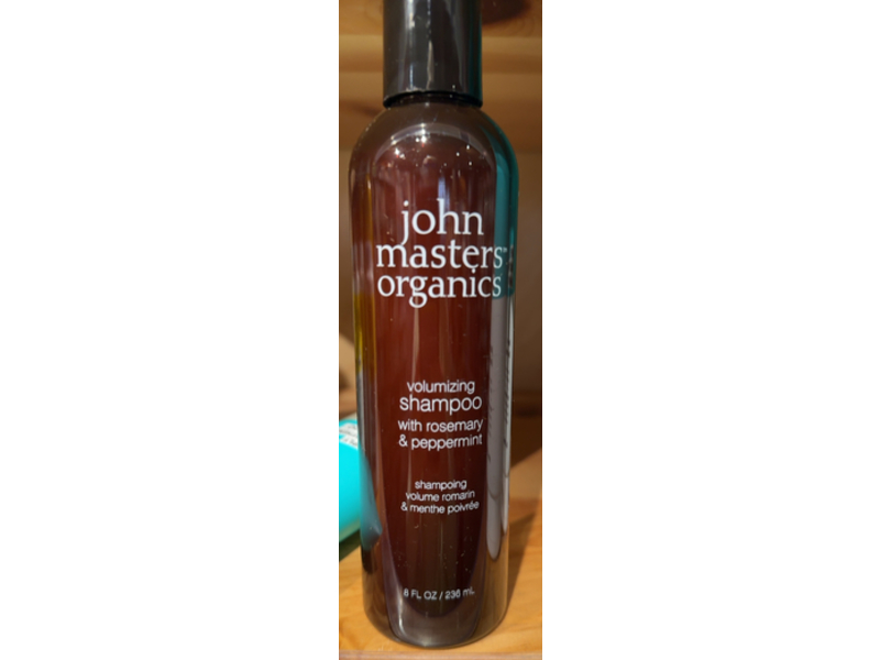 John Masters Organics Volumizing Shampoo, Rosemary & Peppermint, 8 fl oz/236 mL