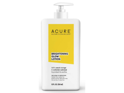Acure Brightening Glow Lotion, Sweet Orange & Colloidal Oatmeal, 12 fl oz/354 mL