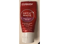 Colgate Optic White Sensitivity Relief Toothpaste, Mint, 3.8 oz/107 g - thumbnail 2