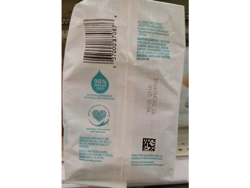 Pampers Wipes, Sensitive, 168 Count