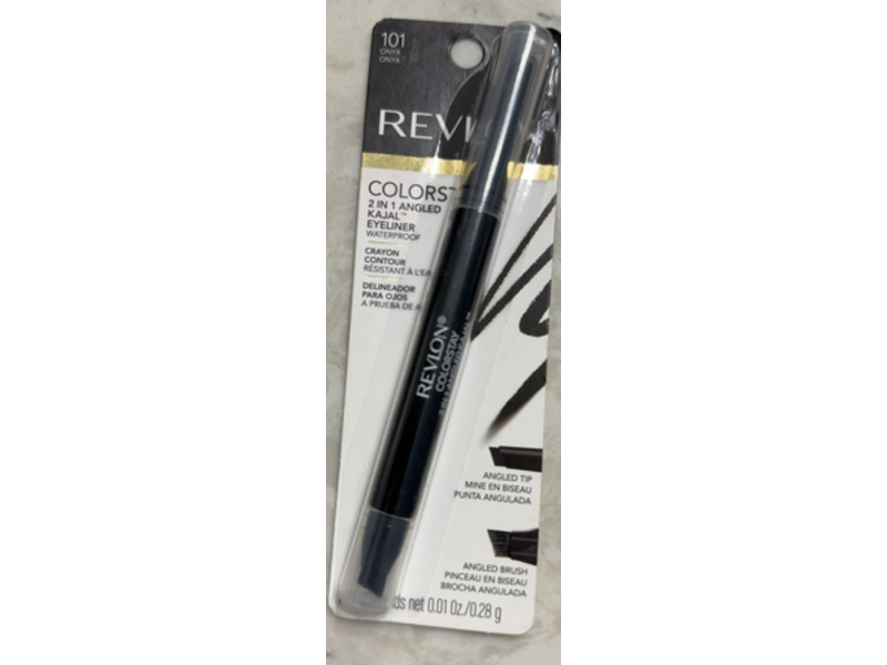 Revlon ColorStay 2-in-1 Eye Pencil Eyeliner, 101 Onyx, 0.01 oz/0.28 g