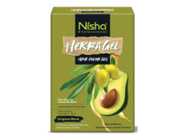 Nisha Professional Herbagel Hair Color Gel, Original Black, Avacado & Olive, 1 Pack - thumbnail 1
