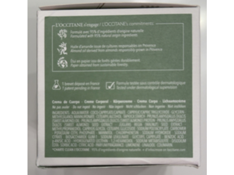 L'occitane En Provence Smoothing & Beautifying Milk Concentrate, Almond, 6.9 oz/200 mL