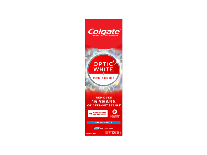 Colgate Optic White Pro Series Toothpaste, Express White, 3 oz/85 g