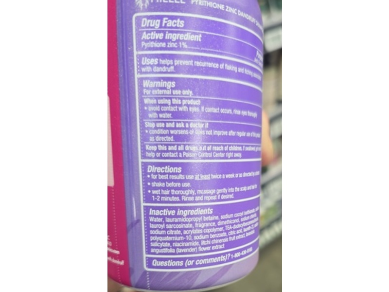 Mielle Scalp Moisturizing Dandruff Shampoo, Lavender & Lychee, 12 fl oz/355 mL