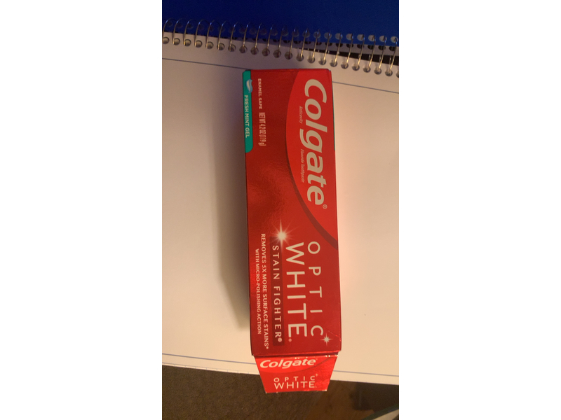 Colgate Optic White Stain Fighter, Baking Soda, 4.2 oz/119 g