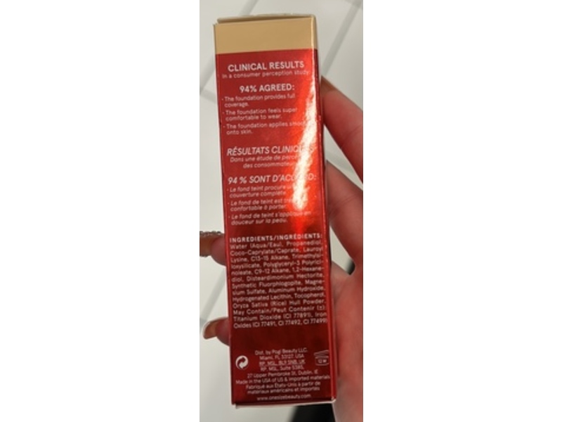 One/Size Turn Up The Base Full Beat Liquid Foundation, Fair 30 N, 1 fl oz/30 mL