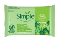 Simple Kind To Skin Cleansing Wipes, Vitamin B5 + E, 25 Count - thumbnail 1