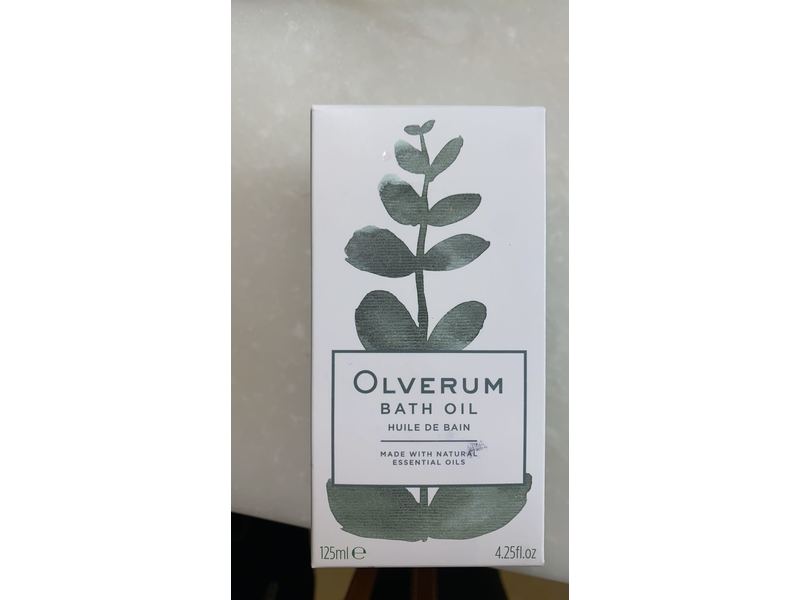 OLVERUM - Natural Bath Oil | Vegan, Cruelty-Free, Revitalizing Clean Beauty Bath Oil (4.25 fl oz | 125 ml)