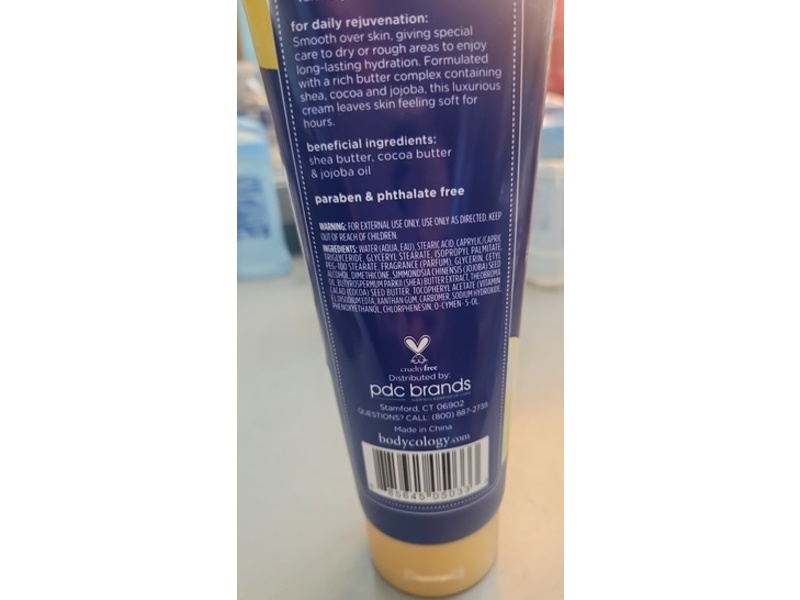 Bodycology Moisturizing Body Cream, Winter Vanilla, 8 oz/227 g
