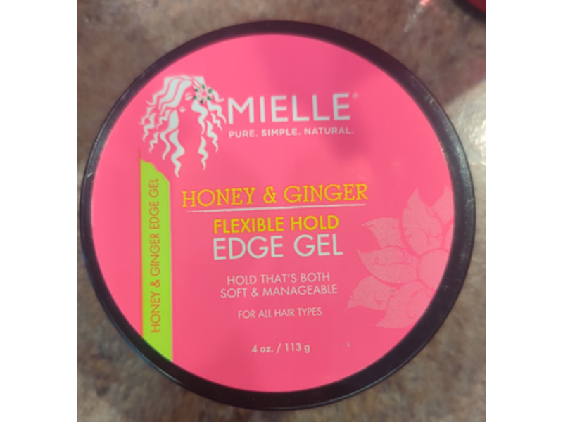 Mielle Flexible Hold Edge Gel, Honey & Ginner, 4 oz/113 g