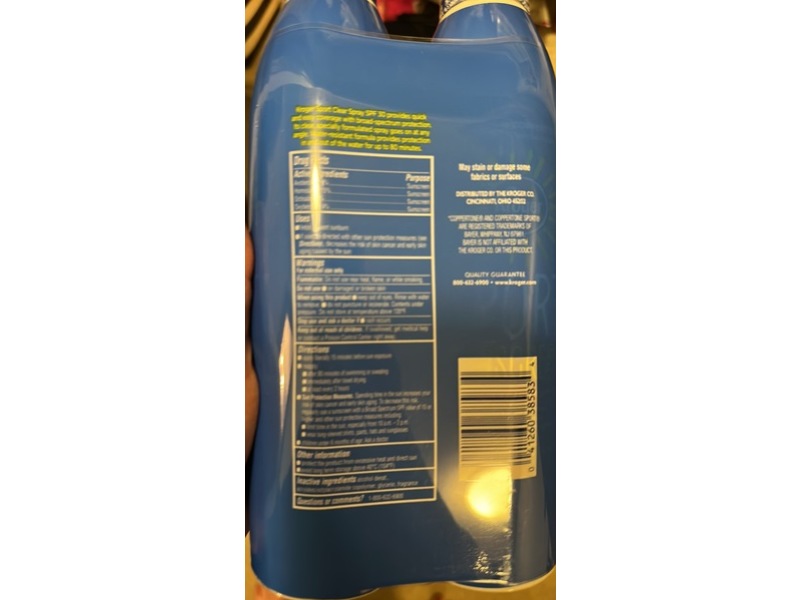 Kroger Sport Sunscreen, SPF 30, 20 oz/566 g, Pack Of 2