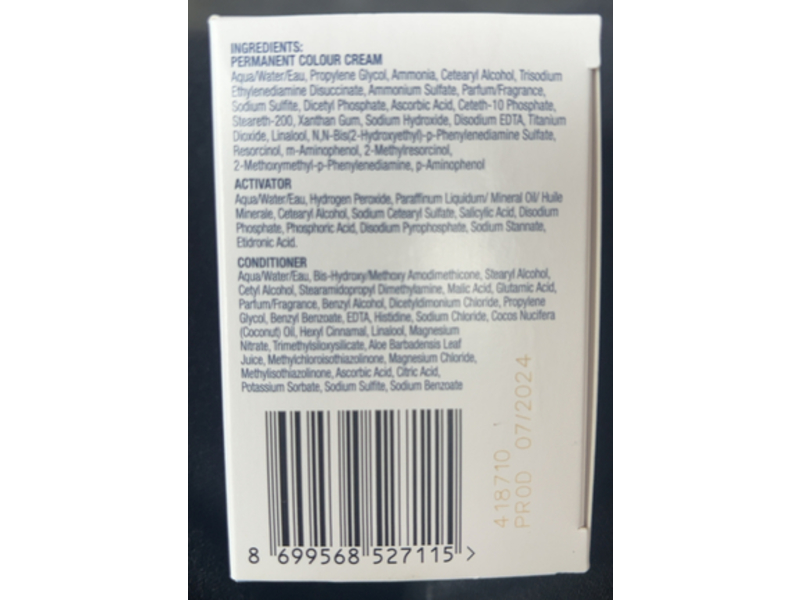 Clairol Nice'n Easy 3 Tones + Highlights Permanent Colour Kit, SB2 Ultra Light Cool Summer Blonde