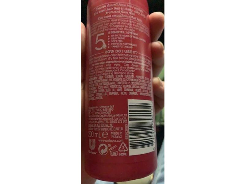 Tresemme Keratin Smooth Heat Protect Spray, Marula Oil, 200 mL