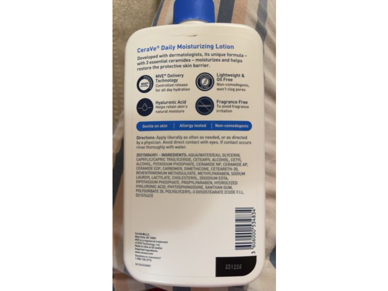 Cerave Lightweight Daily Moisturizing Lotion, 19 fl oz/562 mL