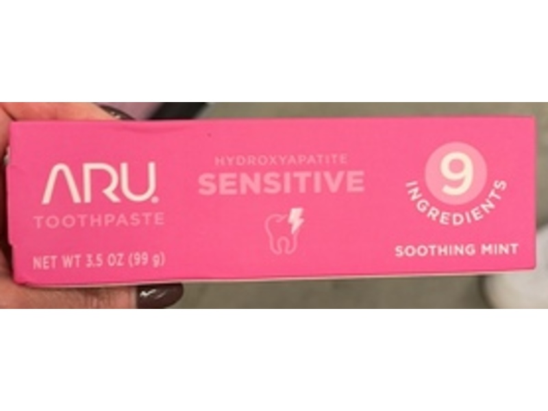 ARU Hydroxyapatite Sensitive Toothpaste, Soothing Mint, 3.5 oz/99 g