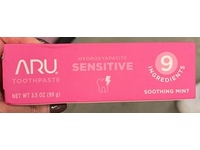 ARU Hydroxyapatite Sensitive Toothpaste, Soothing Mint, 3.5 oz/99 g - thumbnail 2