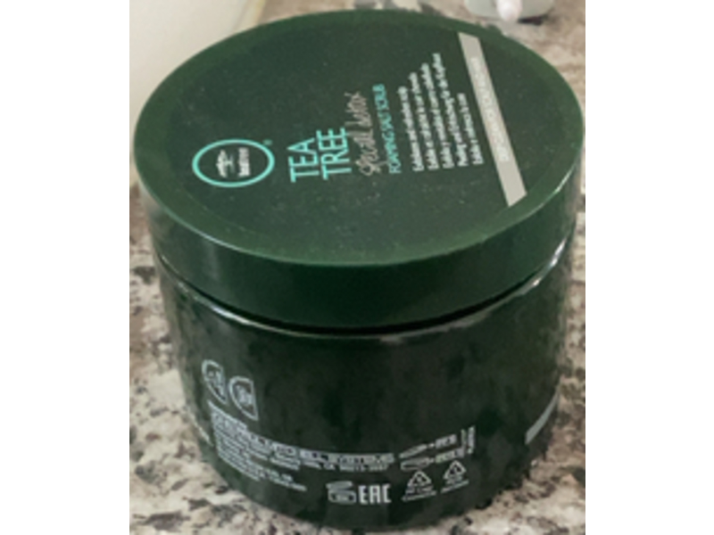 Tea Tree Special Detox Foaming Salt Scrub, 6.5 oz/184 g