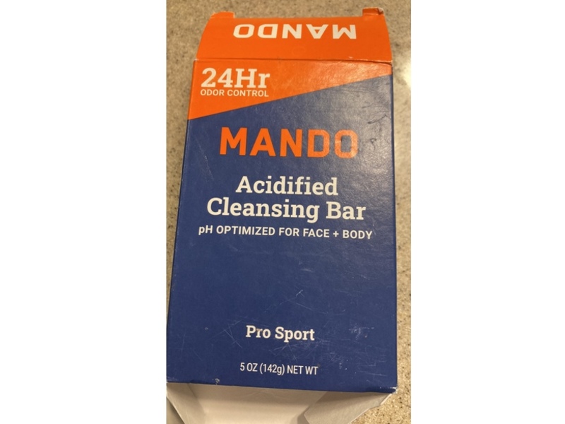 Mando Acidified Cleansing Bar, Pro Sport, 5 oz/142 g