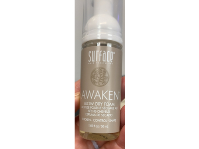 Surface Blow Dry Foam, Awaken, 1.69 fl oz/50 mL
