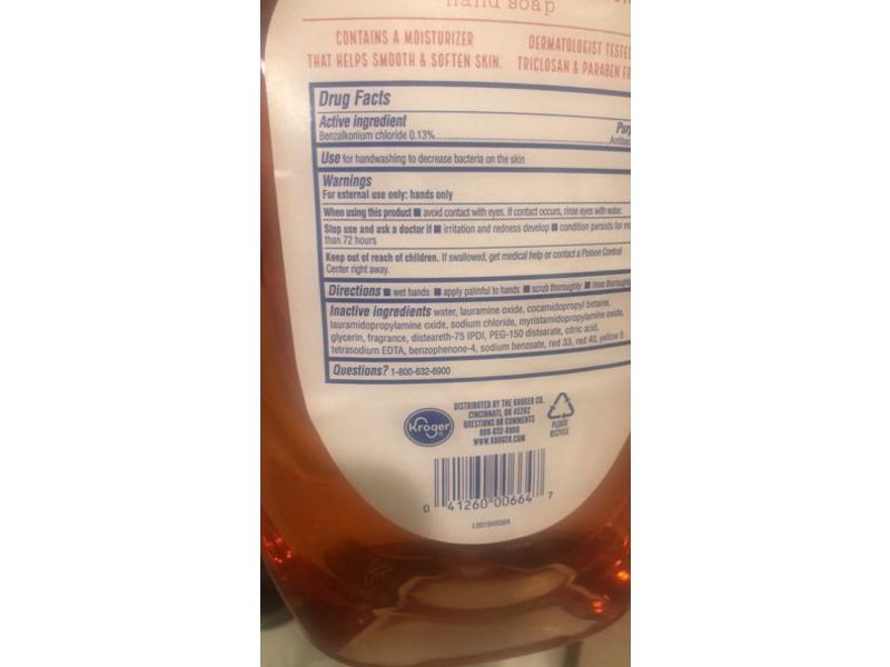 Kroger Hand Soap, 50 fl oz/1.47 L