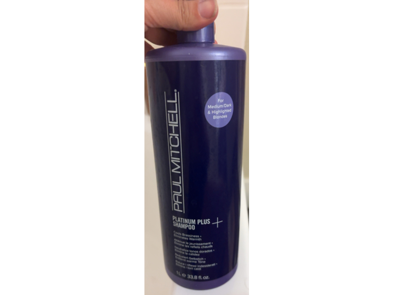 Paul Mitchell Platinum Plus Shampoo, 33.8 fl oz/1 L