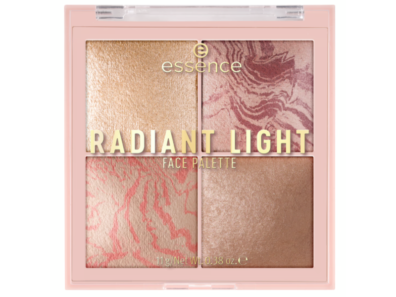 Essence Radiant Light Face Palette, 10 Glow Icon, 0.38 oz/11 g