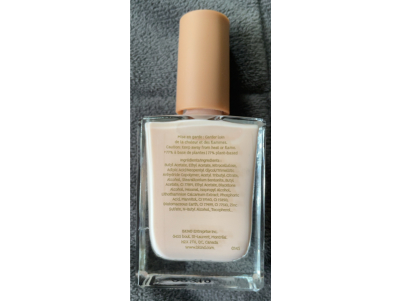 Bkind Nail Polish, French Pink, 15 mL