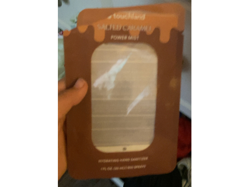 Touchland Power Hydrating Hand Sanitizer Mist, Salted Caramel, 1 fl oz/30 mL