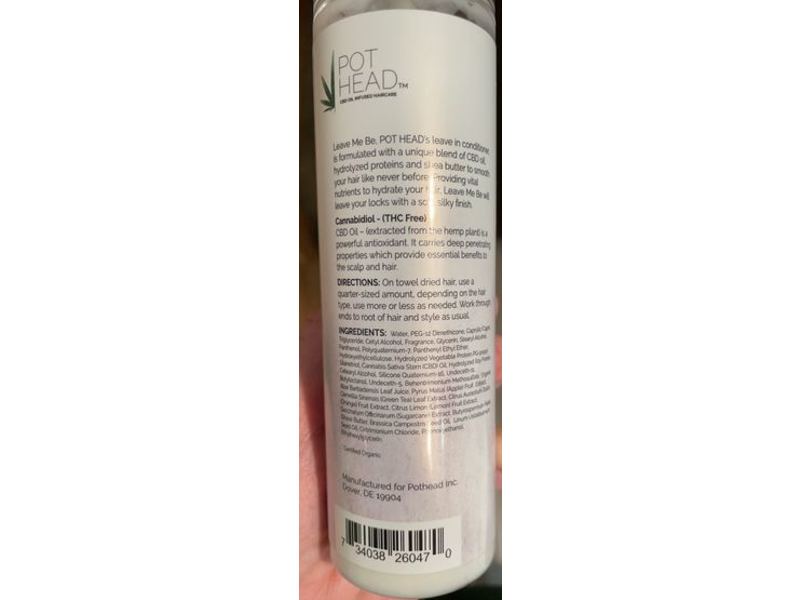 Pot Head Leave Me Be Leave In Conditioner, 6.7 oz / 200 mL