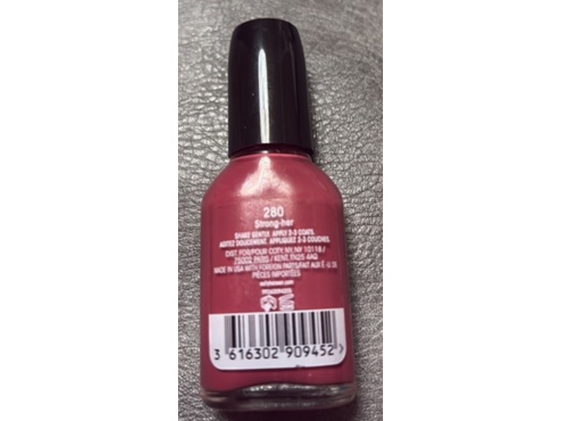Sally Hanseen Hard As Nails Nail Polish, 280 Strong Her, 0.45 fl oz/13.3 mL