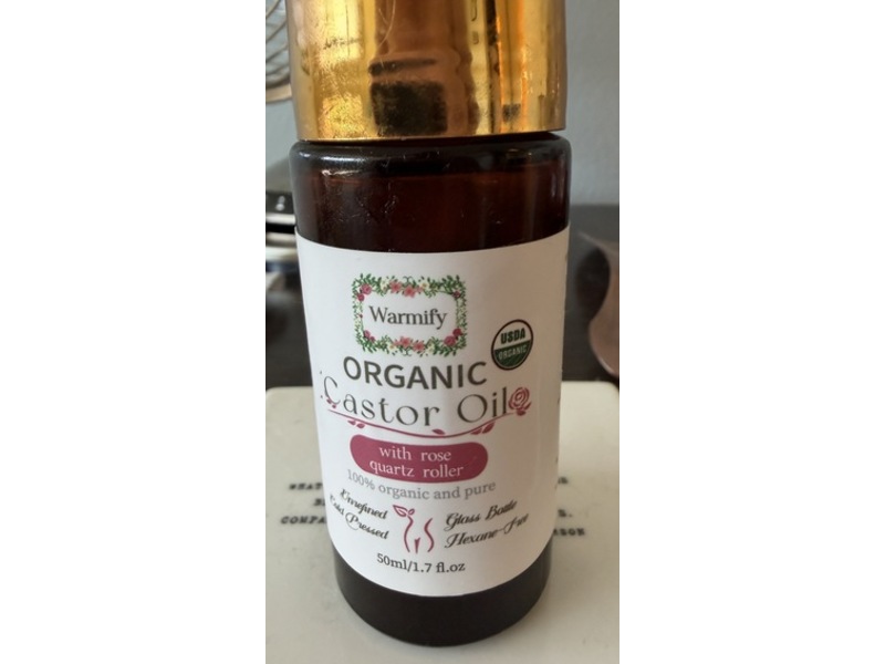 Warmify Organic Castor Oil, 1.7 fl oz/50mL